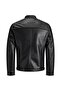 12147218 Jcorocky Jacket Noos معطف جلدي للرجال وسترة سوداء - 2
