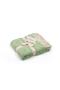 Knitted Sofa Shawl Green - 2