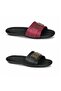 9827-15 Claret Red Women's Memory Foam Comfort Sole Anatomical Slippers - 5