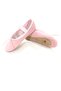 Pink Leather Single Sole Ballet Booties