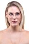 Women's Glasses Chain Simple Thin Sf235 Silver