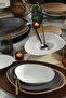 Galaxy Series 2-Piece 30 cm Flat Plate Glossy Anthracite Color - 3