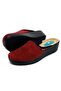 9932 Claret Red 36-41 Gel System Anatomical Heel Spur Slippers - 2