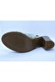 Genuine Leather Back - Open Toe Shoes - 4