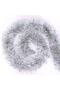 New Year 10 Pieces Silver Thin Glitter Tassel Ornament 2 Meters - 2