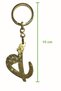 Elif Vav Metal Stone Keychain Gold Color Infinity Mark Gift Keychain Bag Accessory - 5