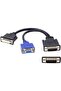 Dms 59 P to Vga + Dvi 24+5 Dual Monitor Extension Cable - 2