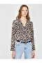 Leopard Patterned Blouse - 3