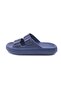 Eva Double Buckle Navy Blue Unisex Slippers