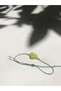 Handmade Murano Glass Bracelet Pistachio Green Heart - 3