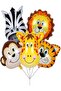 Cute Animals Safari Foil Balloon Set of 5 - 2