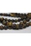Bracelet Boy Tiger's Eye Stone Matte Half Strand 8mm (18cm Long)