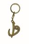 Elif Vav Metal Stone Keychain Gold Color Infinity Mark Gift Keychain Bag Accessory - 4