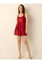 Thin Strap Mini Satin Nightgown