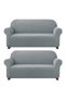 Stretch Fabric Armchair, Sofa, Sofa Bed Cover with Elastic, Gingham Pattern 3 3 1 1