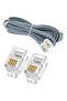 Telephone Cable 6P4C Cable 4 Pin Socket Telephone Cable 25 m - 3