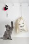 Cloth Organizer | Washable Patterned 100% Cotton Cat Storage & Toy Organizer Bag - Organizer | Gato