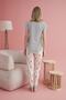 13648 Embroidered Pajama Set - 3