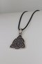 Neon Triquetra Celtic Triangle Glow in the Dark Highlighter Rope Necklace - 4