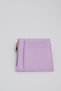 Crocodile Skin Look Zipper Detailed Card Holder Wallet - 3