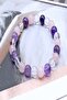 Certified Natural Stone Chakra Bracelet (Pink - Crystal Quartz - Amethyst)