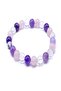 Certified Natural Stone Chakra Bracelet (Pink - Crystal Quartz - Amethyst) - 4
