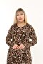 Women's Plus Size Long Sleeve Viscose Combed Cotton Hijab Suitable Long Dress