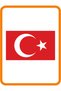 Moon Star Square Crescent Flag Auto Sticker 20X12 cm - 2