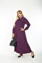 Women's Standard Plus Size Tie Collar Casual Fit Viscose Combed Cotton Dress