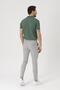 Men's Gray Slim Fit Casual Stretch Fabric Trousers - 5