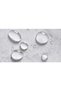 Bathroom Shower Curtain 8441 Double Wing 2X120X200 Shower Cabin Curtain with Ring Gift - 5