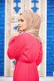 شال قطني ممشط بني حليبي - 4
