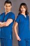 Cobalt Blue Doctor Nurse Jersey Scrubs Dr Greys Lycra Suit (Flexible Fabric)