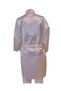 Satin Dressing Gown Bridal Hairdresser Dressing Gown - 2
