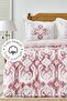 Neos Powder 100% Cotton Double Duvet Cover Set