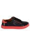 Red - Genuine Leather Women's Sneakers - 5