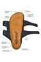 Genuine Leather Red Children's Slippers - 6