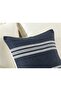 Moneta Woven Cushion Cover 45x45 cm Navy Blue - 2
