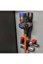 حامل جداري متوافق مع Dyson V6 V8 مكون من 3 قطع، رف منظم برتقالي