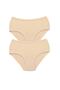 2 Pieces Tutku Women's High Waist Bato Thick Rubber Panties Skin (With Earphones as a Gift)
