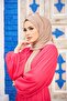 شال قطني ممشط بني حليبي