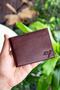 Kevin Genuine Leather Natural Leather Brown Men's Wallet - 2