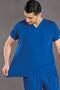 Cobalt Blue Doctor Nurse Jersey Scrubs Dr Greys Lycra Suit (Flexible Fabric) - 4