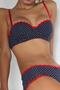مجموعة حمالة صدر منقطة مبطنة بدون حمالات - 8