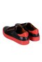 Red - Genuine Leather Women's Sneakers - 4