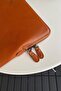 Renton - Premium Genuine Leather 13 Inch Tan Macbook, Laptop Bag - 5