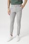 Men's Gray Slim Fit Casual Stretch Fabric Trousers - 2