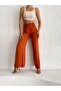 Palazzo Trousers with Elastic Waist and Slits on the Side - 4