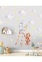 Children's Room Wall Sticker Water Color Plush Rabbit and Teddy Bear Decorative Wall Sticker - Wall Decoration - 3