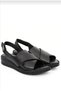 Black Women's Sandals - 3